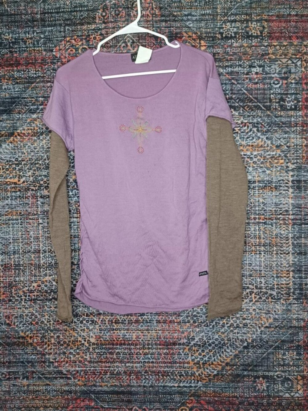 Athleta Womens Purple Brown
